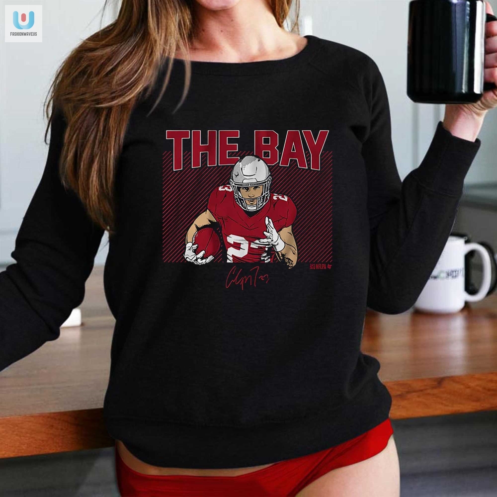Score Big Laughs In Our Christian Mccaffrey The Bay Tee