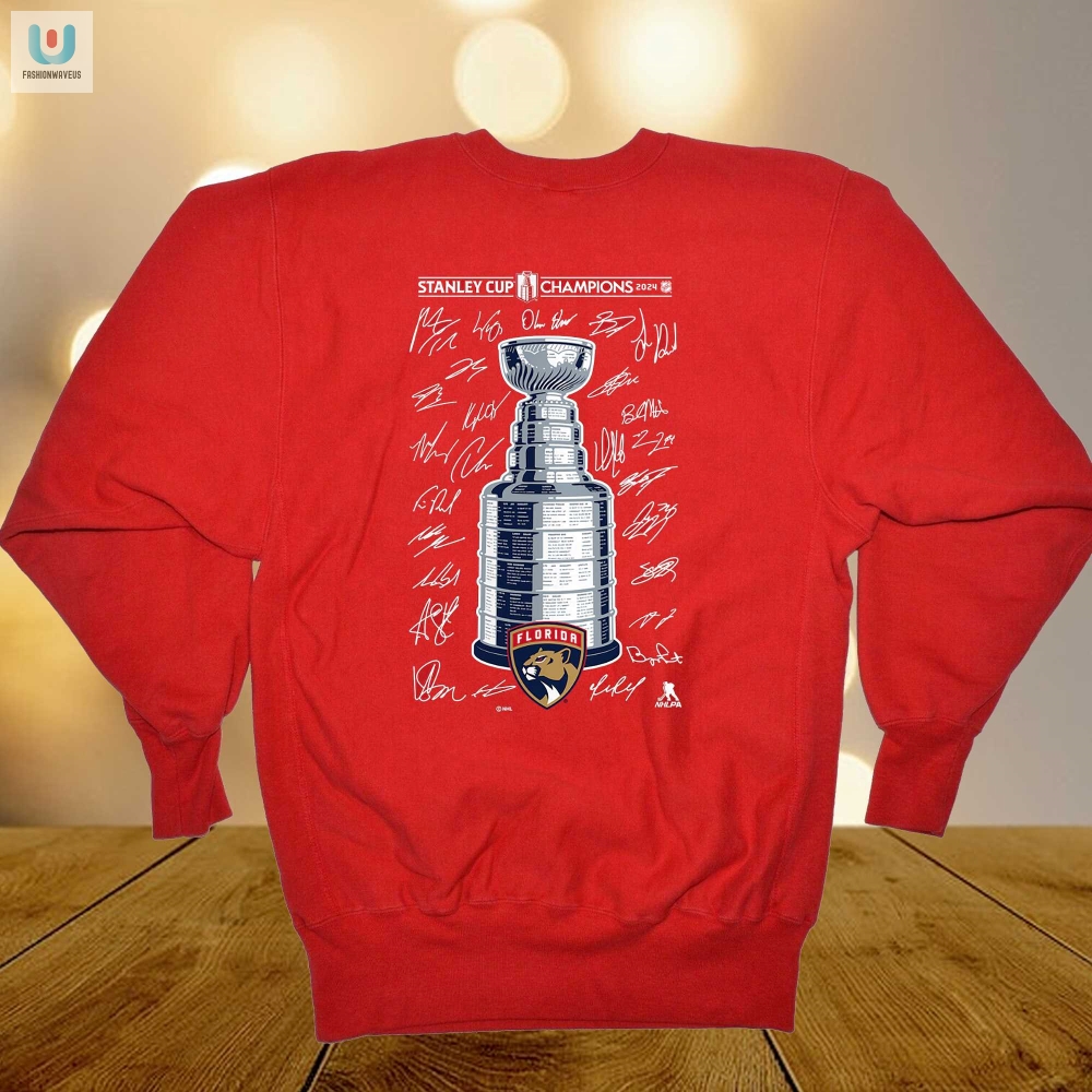 Purrfectly Iced 2024 Stanley Cup Champs Tee 