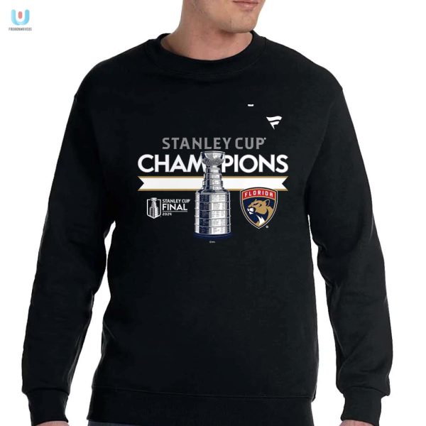 Stanley Cup Champs 2024 Shirt Get Ready To Panthers Pounce fashionwaveus 1 3
