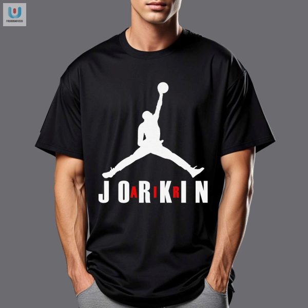 Score Laughs With The Unique Air Jorkin Shirt fashionwaveus 1