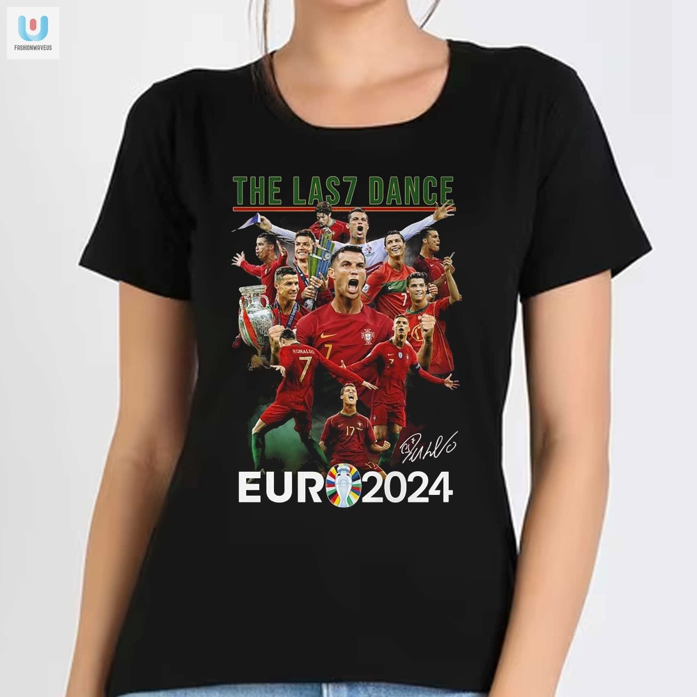 Score Big Laughs Ronaldos Las7 Dance Euro 2024 Tee