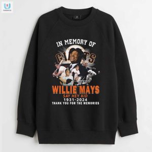 Say Hey Kid Tshirt Funny Tribute To Willie Mays 19312024 fashionwaveus 1 3