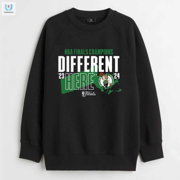 Bostons 2024 Champs Tee Celtics Fans Its Different Here fashionwaveus 1 3