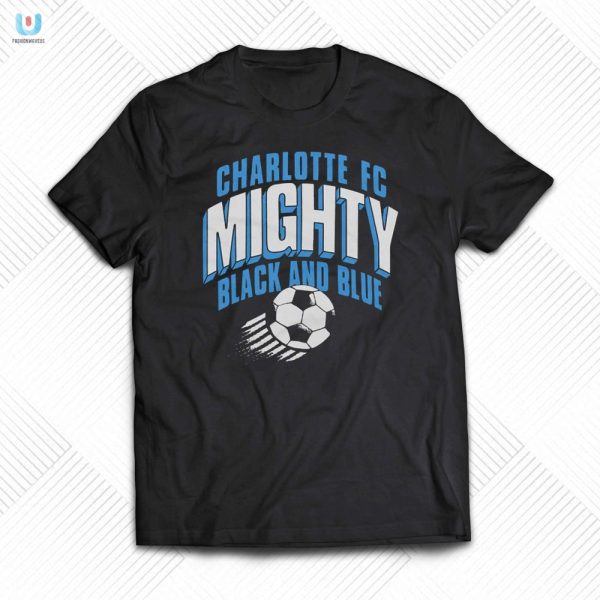 Turn Heads With The Quirky Charlotte Fc Black Blue Shirt fashionwaveus 1