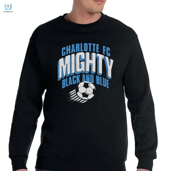 Turn Heads With The Quirky Charlotte Fc Black Blue Shirt fashionwaveus 1 3