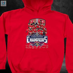 Florida Panthers 2024 Champs Tshirt The Cats Outta The Bag fashionwaveus 1 2