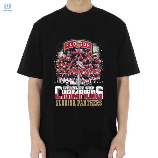 2024 Champs Florida Panthers Tee Wear History With Humor fashionwaveus 1
