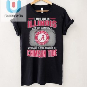 Illinois Living Alabama Heart Funny Crimson Tide Shirt fashionwaveus 1 1
