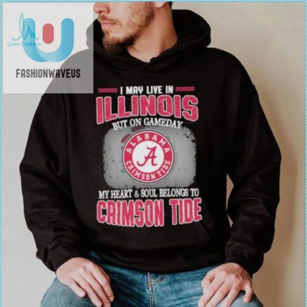 Illinois Living Alabama Heart Funny Crimson Tide Shirt fashionwaveus 1 4