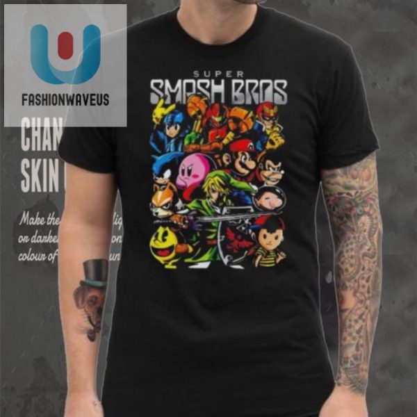 Funny Super Smash Bros Shirt Unique Gamer Tee For Fans fashionwaveus 1