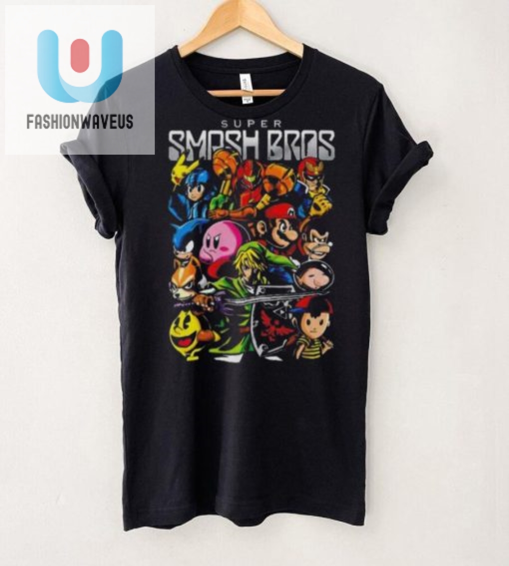 Funny Super Smash Bros Shirt  Unique Gamer Tee For Fans