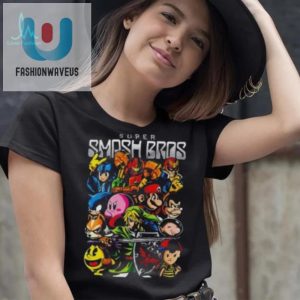Funny Super Smash Bros Shirt Unique Gamer Tee For Fans fashionwaveus 1 2