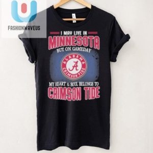 Minnesota Home Alabama Gameday Shirt Heart In Crimson Tide fashionwaveus 1 1