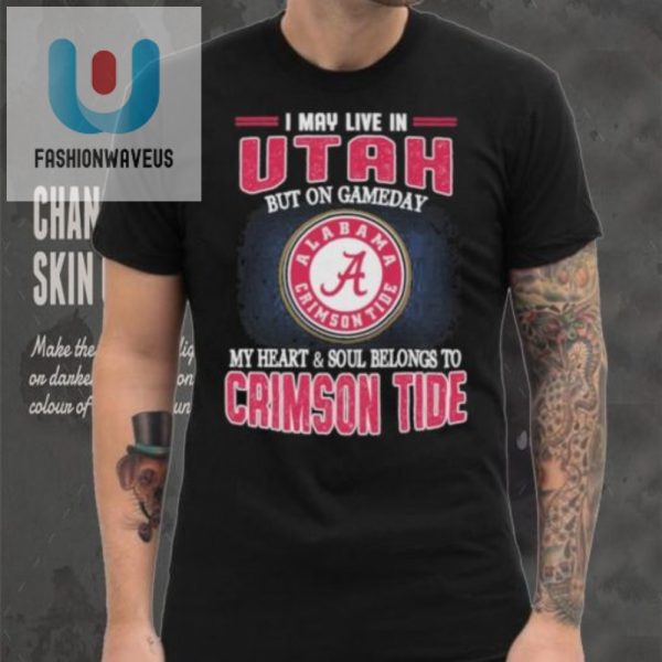 Utah Home Bama Heart Funny Alabama Crimson Tide Shirt fashionwaveus 1