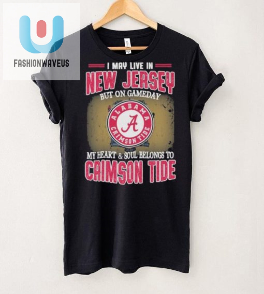 Nj Heart Alabama Soul Funny Crimson Tide Gameday Shirt