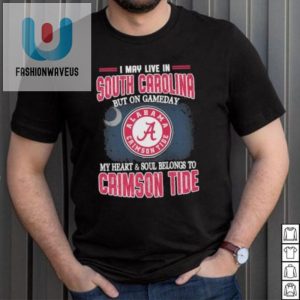 Funny South Carolina Fan Tshirt Heart With Alabama Crimson Tide fashionwaveus 1 3