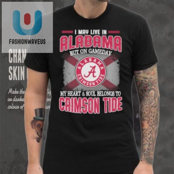 Live In Alabama Heart Belongs To Alabama Crimson Tide Shirt fashionwaveus 1