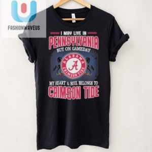 My Hearts In Alabama Funny Gameday Tee For Pa Fans fashionwaveus 1 1