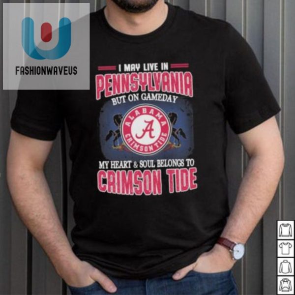 My Hearts In Alabama Funny Gameday Tee For Pa Fans fashionwaveus 1 3