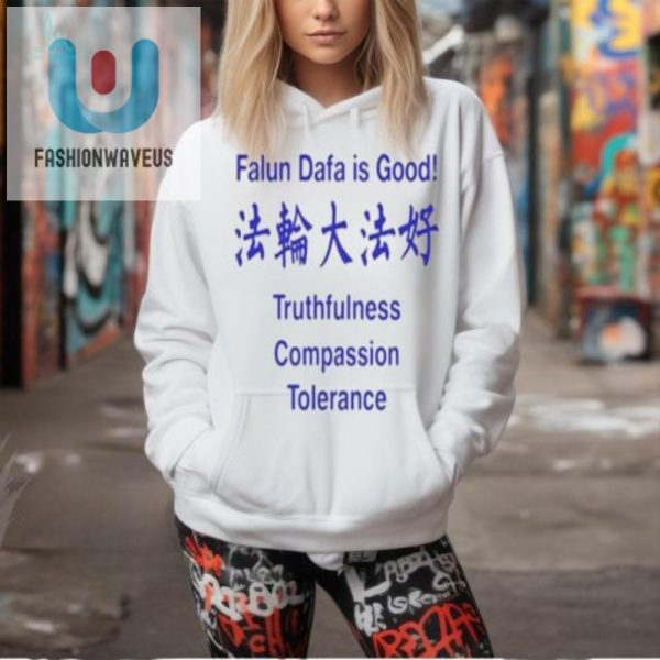Spread Good Vibes Funny Falun Dafa Shirt Dare To Be Unique fashionwaveus 1 2