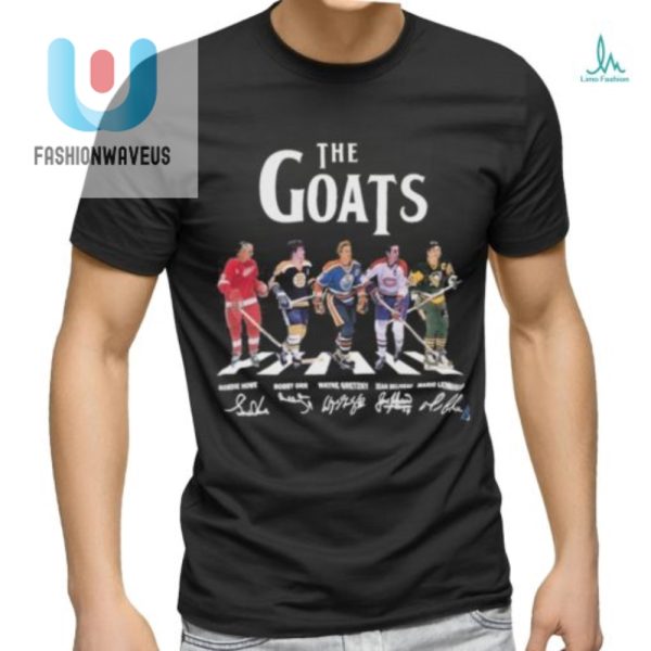 Goat Hockey Legends Abbey Road Funny Signature Shirt fashionwaveus 1