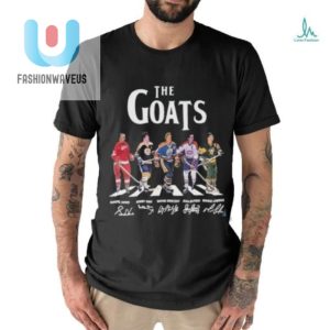 Goat Hockey Legends Abbey Road Funny Signature Shirt fashionwaveus 1 3