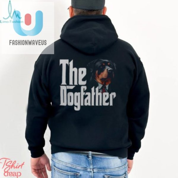 Rottweiler Dogfather Funny Dad Tshirt Pawsome Unique fashionwaveus 1 2