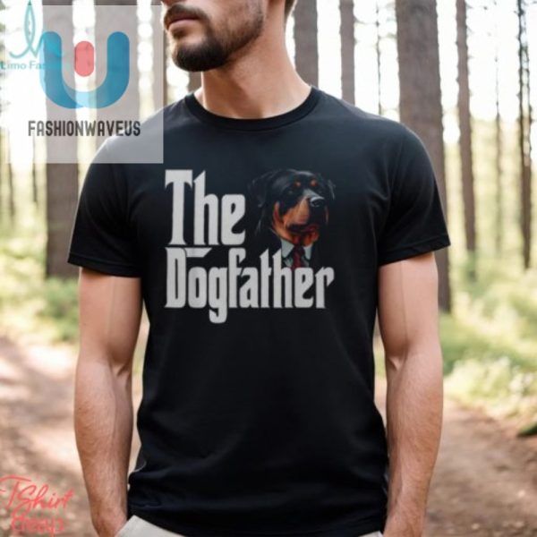 Rottweiler Dogfather Funny Dad Tshirt Pawsome Unique fashionwaveus 1 3