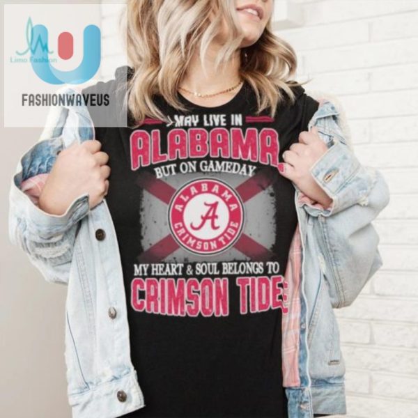 Funny Alabama Fan Shirt My Heart Belongs To Crimson Tide fashionwaveus 1 5