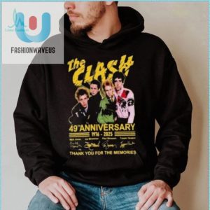 Rock On 49Th Clash Anniversary Tee 2025S Funniest Tribute fashionwaveus 1 4