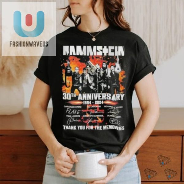 Rock On 30 Years Of Rammstein Memories Unisex Tee fashionwaveus 1 2