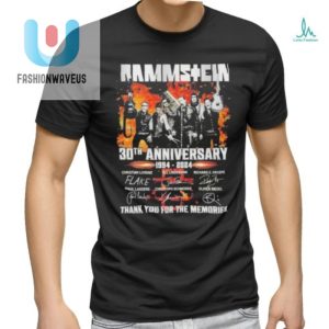 Rock On 30 Years Of Rammstein Memories Unisex Tee fashionwaveus 1 3