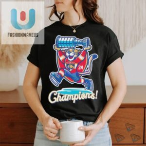 Purrfectly Hilarious Panthers 2024 Champs Shirt fashionwaveus 1 2