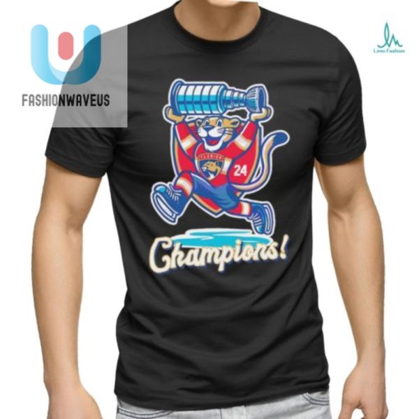 Purrfectly Hilarious Panthers 2024 Champs Shirt fashionwaveus 1 3