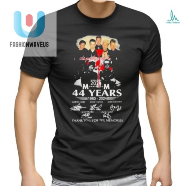 Rock On Depeche Mode 2024 Tour Shirt 44 Years Of Hits fashionwaveus 1 3