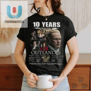 10 Years Of Laughs 20142024 Outlander Funny Tee fashionwaveus 1 2