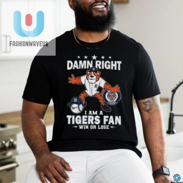 Paws Down Detroit Tigers 2024 Fan Shirt Win Or Lose Laughs fashionwaveus 1