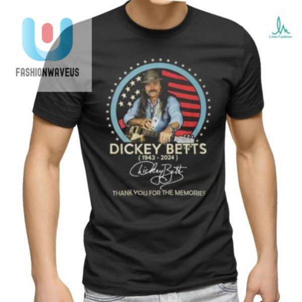 Rock In Style Dickey Betts 19432024 Tshirt Tribute fashionwaveus 1 3