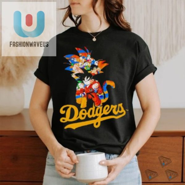 Funny Mlb Dodgers X Dragon Ball Anime Meme Baseball Shirt fashionwaveus 1 2