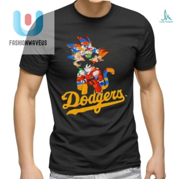 Funny Mlb Dodgers X Dragon Ball Anime Meme Baseball Shirt fashionwaveus 1 3