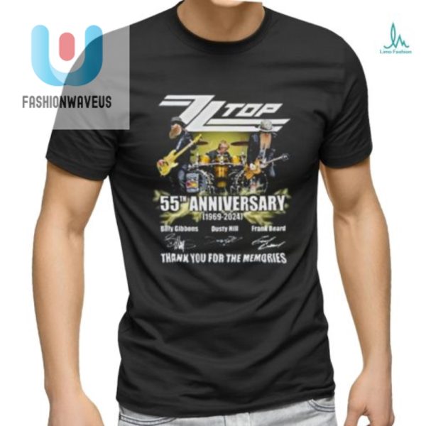 Zz Top 55Th Anniversary Shirt Rock N Laughs Galore fashionwaveus 1 3