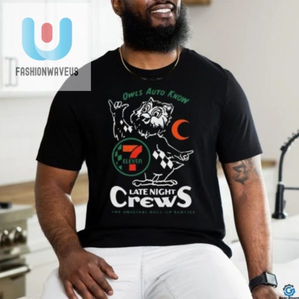Quirky 7 Eleven Owls Roll Up Shirt Standout Style fashionwaveus 1