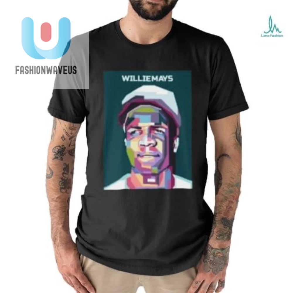 Hit A Home Run Quirky Willie Mays Wpap Tee