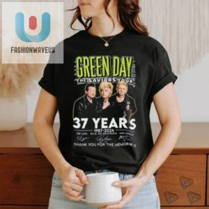Rock On In Style Green Day 37 Years Of Legends Shirt fashionwaveus 1 2