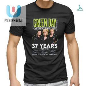 Rock On In Style Green Day 37 Years Of Legends Shirt fashionwaveus 1 3