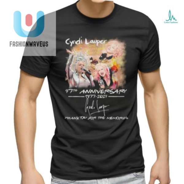 Cyndi Laupers 47Th Fun Farewell Tshirt Hilarious 19772024 fashionwaveus 1 3