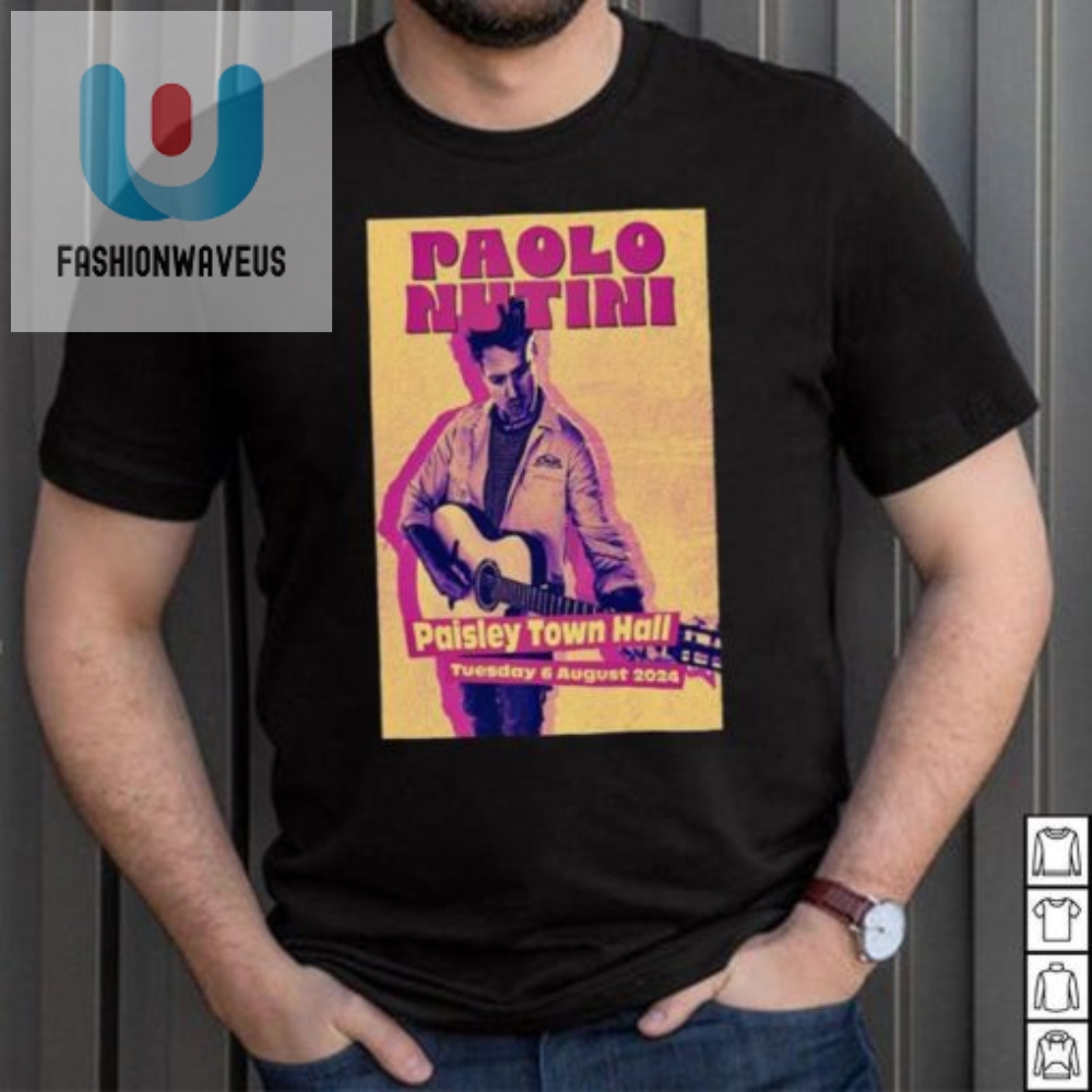 Rock Paisley Funny Paolo Nutini Aug 6 2024 Poster Shirt