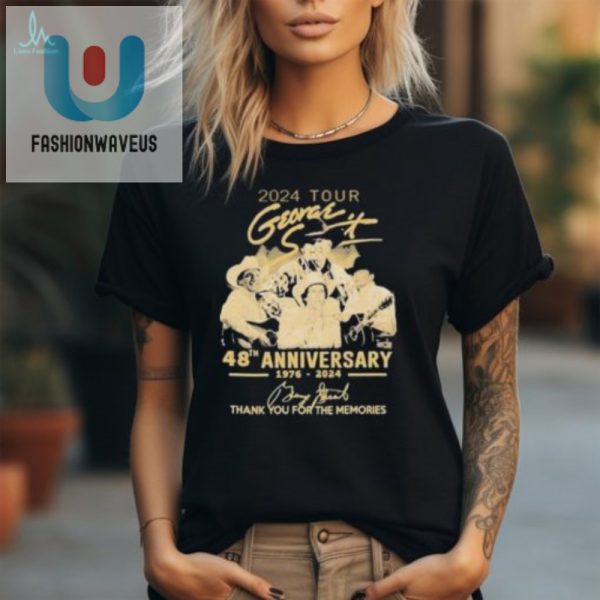 George Strait 48Th Anniversary Shirt Yeehaw Memories 7624 fashionwaveus 1 1