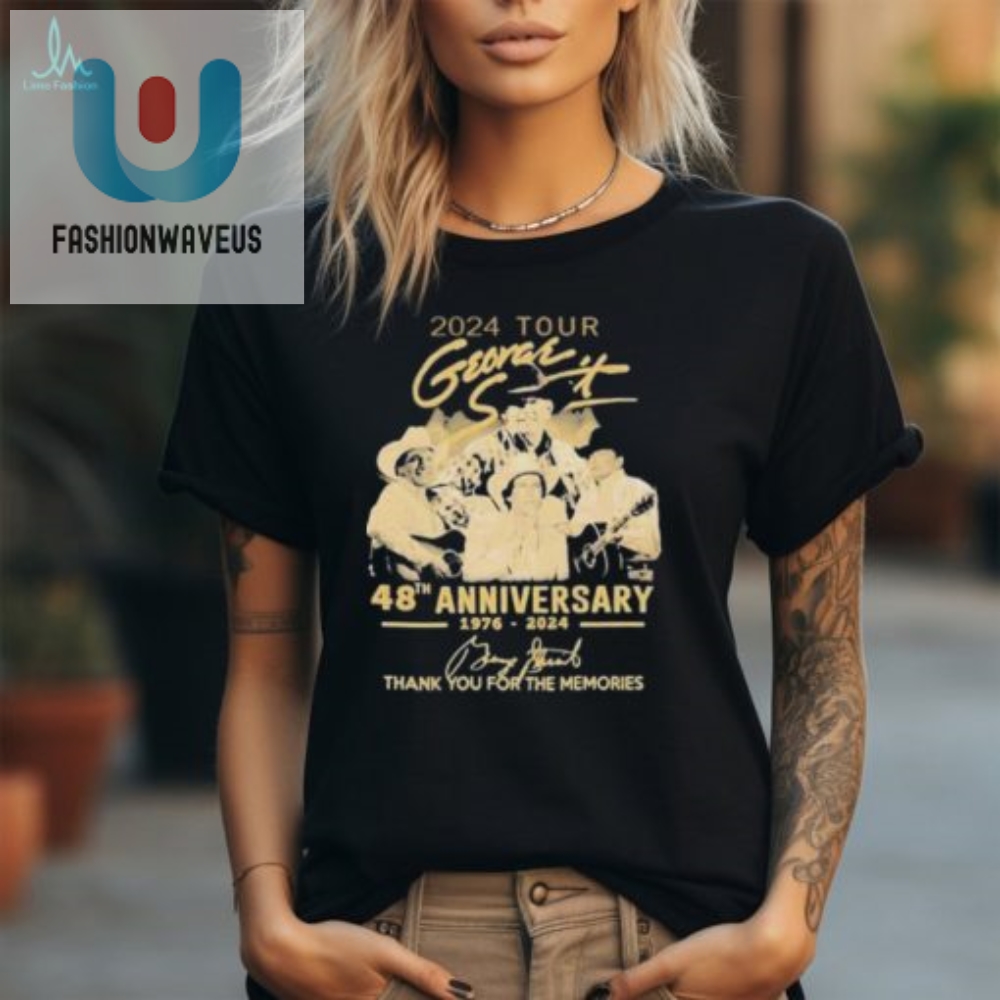 George Strait 48Th Anniversary Shirt Yeehaw Memories 7624