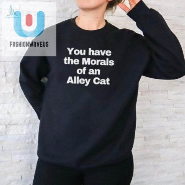 Funny 2024 Election Tshirt Morals Of An Alley Cat fashionwaveus 1 2
